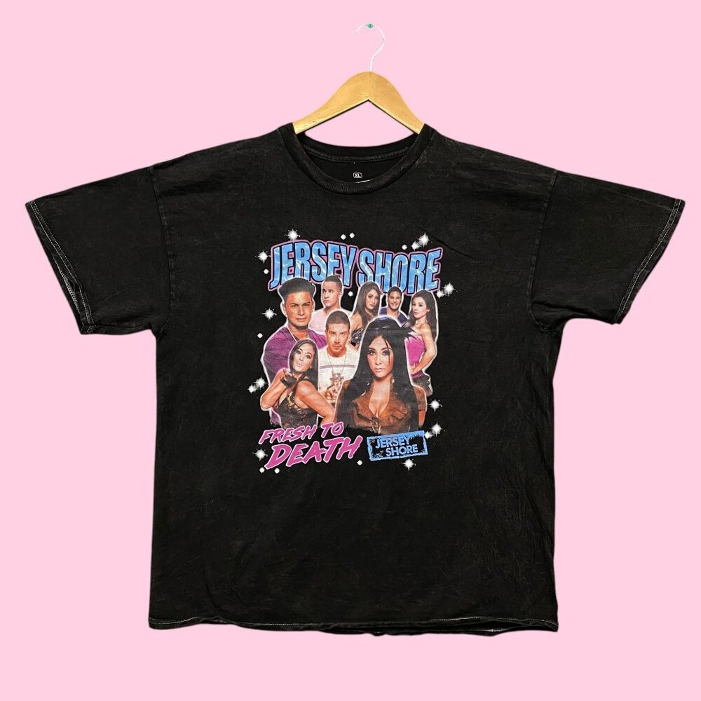 MTV Jersey Shore Fresh to Death Mineral Wash Tee XL